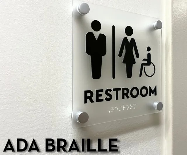 ADA Braille signs